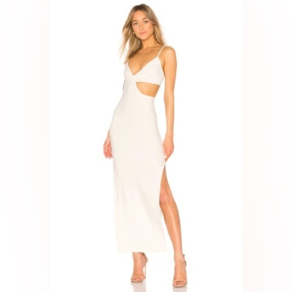 New! Revolve x NBD Titan Cut Out Gown in Ivory 🤍 Small NWT! - Picture 4 of 11